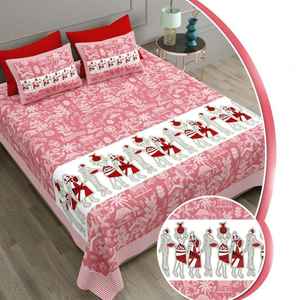 Ensemble de draps en coton de qualité élégante imprimé floral solide Style classique confortable et idéal pour offrir 3 pièces - Product Image 1