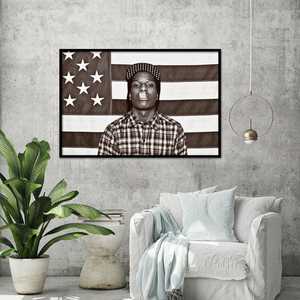Affiche sur toile ASAP Rocky pour décoration murale - Product Image 1