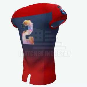 Camiseta de fútbol americano de la mejor calidad para hombre, camiseta de fútbol americano de poliéster 100% transpirable - Product Image 5