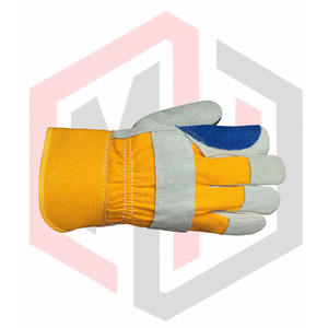 Gants de travail en cuir de protection Résistance à la chaleur Résistant à la déchirure Caractéristiques respirantes Longueur personnalisable pour le jardinage Agriculture - Product Image 4