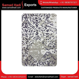 Luxe Bohème Brodé À La Main Tapis Tufté Nouveau Design Haute Vente Usine Fournisseur Coton Laine Matériel Pas Cher Prix - Product Image 5