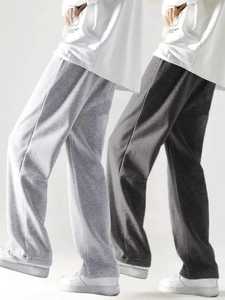 Pantalons de survêtement en toile décontractés graphiques 2025 pour hommes, en coton doux et polaire, inspirés du web, art gonflé, coupe-vent, imperméable, usage quotidien, commandes en gros - Product Image 4