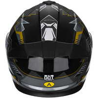 Casque de moto modulaire homologué DOT, casque intégral rabattable pour moto de rue avec double visière pour cruiser, scooter, touring