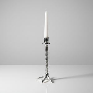 Porte-bougie conique en métal au design incroyable, finition dorée, pour la maison, éclairage décoratif de Noël, élégant support à bougie, vente en gros - Product Image 5