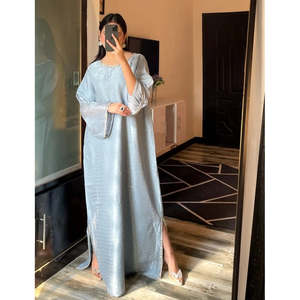 Luxury Loose Silhouette Kaftaan Wear with Natural Waistline - Product Image 4