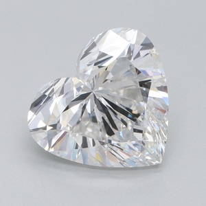 4 CT corazón corte laboratorio diamante blanco suelto calibrado F color VS1 claridad laboratorio creado diamantes para joyería hacer regalos para ella - Product Image 1