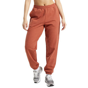 Women's Casual Cotton Fleece Sweat Pants Elastic High Waistband Ankles Color Block <b>Trousers</b> for <b>Winter</b> OEM Service Available - Product Image 1