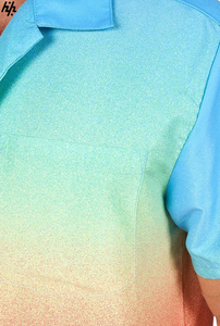 Ensemble T-shirts et shorts unis en coton pour hommes unisexe Collection été 2025 Ensemble chemise et short respirant à manches courtes - Product Image 5