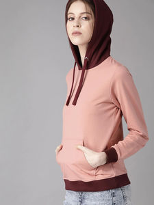 Sudadera con capucha corta de algodón para mujer para niñas con logotipo personalizado, sudaderas con capucha para mujer, jersey de moda para mujer, sudaderas con capucha transpirables, lo mejor de 2025 - Product Image 2