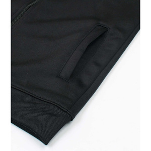 Black Track Suit Set <b>Zip</b> <b>Up</b> <b>Jacket</b> Elastic Waist Pants Side Pocket Sports Outfit for Running Yoga - Product Image 5