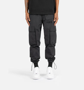 Custom Track Pant Men Techwear Trousers Cargo Pants Cargo Pockets at Side Seam Men Cargo <b>Joggers</b> Pants - Product Image 2