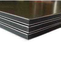 Revestimiento de fachada de espejo intacto Paneles de pared compuestos de aluminio Baño moderno Resistente al calor Clasificación de fuego flexible A2 ACP