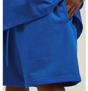 425gsm coton décontracté lâche t-shirts de haute qualité logo personnalisé course à pied sport été printemps unisexe hommes ShortsDDP expédition - Product Image 6