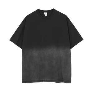 Wholesale 100% Cotton Blank Oversized <b>Tshirt</b> 260G Heavy Weight Custom 3d Logo Men Puff Print Tee Shirt - Product Image 5