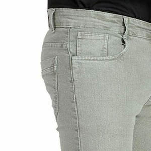 Jeans pour hommes Pantalons droits Jeans élégants pour hommes Street Wear White Fitting Washed Slim Fit Stretch Pent High Quality - Product Image 5