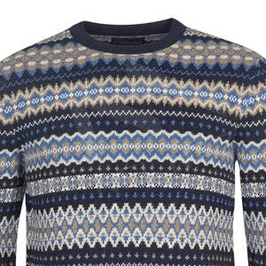 Pull-over en tricot pour homme, col rond, manches longues, en coton épais et polyester, respirant, couleur personnalisable, idéal pour l'hiver - Product Image 6