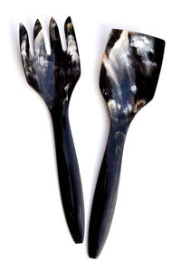 CRAFTWORK Couverts uniques de style animalier, cuillère en corne de buffle naturelle polie, design unique pour la table de restaurant, artisanat - Product Image 6