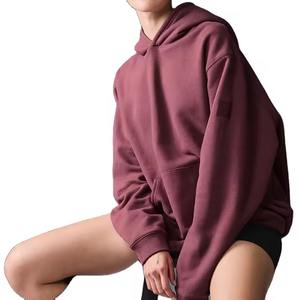 Sweat à capuche d'hiver pour femme en tissu de toile 100% coton, décoration de badge, imperméable et style vintage pour un usage quotidien - Product Image 5