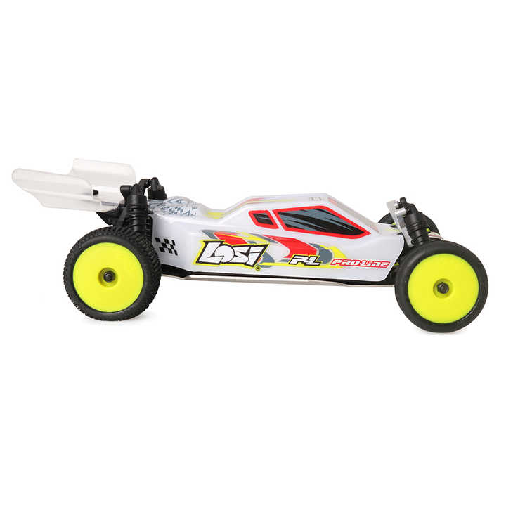 Modello di auto: telaio Buggy Losi 1/24 Micro-B 2WD - realizzato in lega di alluminio e alettone posteriore in fibra di carbonio  26