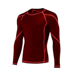 Rashguard pour homme tendance, respirant, à séchage rapide, antibactérien, conçu sur mesure, de haute qualité, manches longues, doux pour la salle de sport - Product Image 1