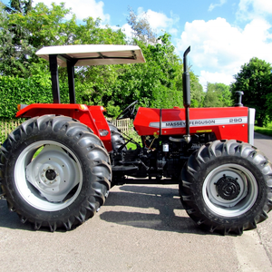 Tracteur à roues Massey Ferguson 290, 80 CV, 4 roues motrices, usage agricole, couleur rouge - Product Image 1