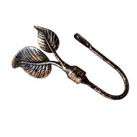 Attache de rideau en laiton torsadé doré de style européen industriel classique, avec taille personnalisée pour la décoration de la chambre à coucher et du salon