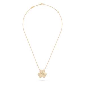 Luxury Four Leaf Clover <b>Necklace</b> for Women Gold Plated CZ Diamond Pendant <b>Necklace</b> Fashion Jewelry Gift - Product Image 3