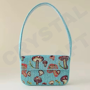 Sacs à bandoulière fraise personnalisé perlé fête pochette sac de soirée concepteur dames sacs à bandoulière sacs à main de luxe et sacs à main fêtes - Product Image 3