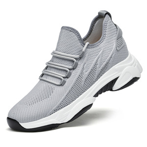 Zapatillas Deportivas de Punto con Cordones, Suela Gruesa y Aumento de Altura, Transpirables, Estilo Primavera-Verano, Punta Cerrada, Modelo 8543280 Disponible - Product Image 2