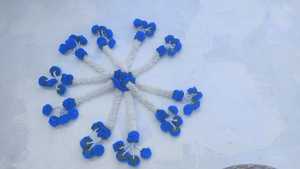 ดอกไม้ประดิษฐ์จัสมินดอกเบญจมาศแขวนกับหลอดพวงมาลัยกุหลาบแขวนผนังตกแต่งทางเข้าตกแต่งผนังดอกไม้ของขวัญใหม่ - Product Image 3