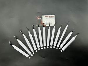 ที่หนีบขนตาปลอมแบบญี่ปุ่นสีดำสีขาวอุปกรณ์ต่อขนตาสำหรับต่อขนตา - Product Image 5