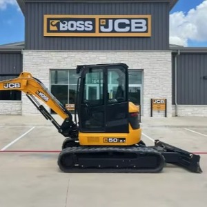 Mini-excavatrice JCB 50Z-1 d'occasion 2022, poids opérationnel de 12 tonnes, boîte de vitesses Doosan Enerpac, pompe à engrenages, roulement, moteur - Product Image 4
