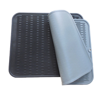 Napperon résistant à la chaleur de taille personnalisée Tapis de séchage de la vaisselle en silicone Tapis de séchage de la vaisselle