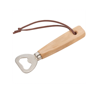 Abrebotellas de madera ecológico, abridor de cerveza hecho a mano de Metal de tamaño personalizado, precio asequible - Product Image 4