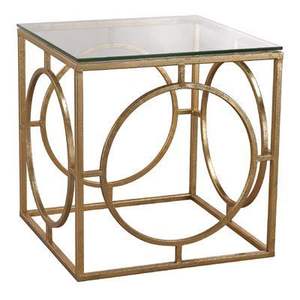 Mesa de centro cuadrada de metal, sofá, mesa auxiliar, sala de estar, hotel, color dorado moderno, precio al por mayor de proveedor indio exportador - Product Image 6