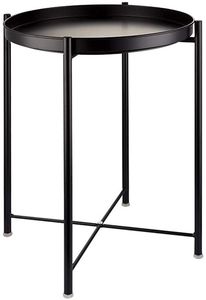 <b>Marble</b> <b>Topped</b> <b>Side</b> <b>Tables</b> with Metal Bases Offering a Sleek and Contemporary Look for Modern or Minimalist Interiors - Product Image 5