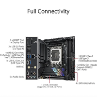 Placa base para juegos ROG STRIX 1700 B760 DDR5 Intel LGA ATX con características clave WiFi extraídas