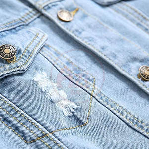 Jeans décontractés à séchage rapide Vestes pour hommes Prix de gros Jeans en coton Vestes pour hommes - Product Image 4