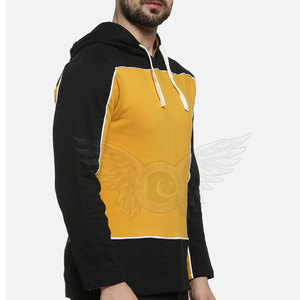 Sweats à capuche d'hiver décontractés pour hommes, design à motifs solides, vêtements de mode d'extérieur dans différents styles, teints en couleur unie - Product Image 2