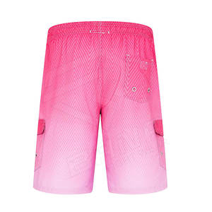 กางเกงว่ายน้ำขาสั้นผ้าฝ้ายสีพื้นสำหรับผู้ชายกางเกงขาสั้นสำหรับใส่สบายกันน้ำระบายอากาศได้ดีมีกระเป๋าสำหรับใส่100% - Product Image 2