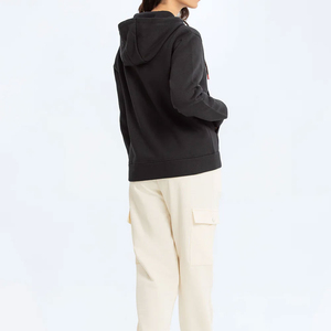 Sudaderas con cremallera personalizadas para mujer, sudaderas con capucha de moda para gimnasio de invierno para actividades al aire libre, sudaderas con cremallera para mujer, informal frontal - Product Image 6