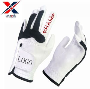 Gants de golf personnalisés en cuir de mouton pour une meilleure performance Ensemble de gants antidérapants pour adulte unisexe Prix de gros - Product Image 2
