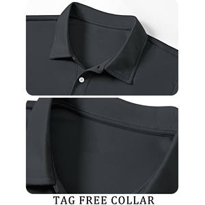 Polos informales suaves de manga corta para hombre, polos cómodos de poliéster y algodón con estampado de logotipo personalizado de fábrica, polos para hombre - Product Image 3