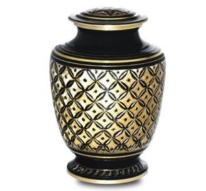 Urnas para cenizas adulto Funeral Black Urna funeraria grande de seres queridos Tamaño 10 "& 220 Cu. En - Product Image 6