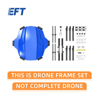 Drone industriel professionnel EFT E620P 6 axes 20L pliable / à grande charge utile, cadre pour drone agricole / de protection des plantes
