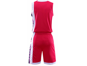 Uniforme de basket-ball personnalisé professionnel, 100% polyester, respirant, séchage rapide, taille plus, design imprimé, logo d'équipe, unisexe - Product Image 3