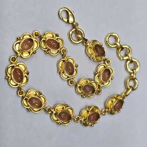 กำไลเงินแท้925ทันสมัยดีไซน์เนอร์สร้อยข้อมือชุบทองด้วยกำไลแฟชันแฮนด์เมด - Product Image 1