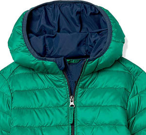 Veste décontractée pour homme en polyester 100% personnalisée en gros, légère, à capuche, fermeture éclair intégrale, coupe régulière - Product Image 2