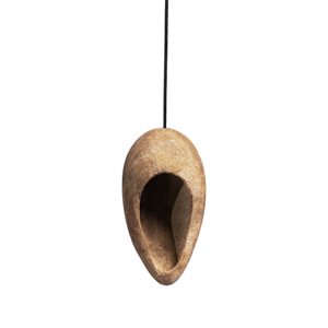 Lampe suspendue moderne en terre cuite pour restaurant, maison, hôtel et bar, lumière blanc chaud, abat-jour en pierre, petites et moyennes tailles, alimentation CA - Product Image 1