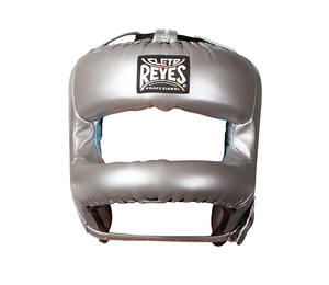 Protection de tête en cuir pleine face personnalisable de haute qualité avec poignées pour la boxe, les arts martiaux, <span class=keywords><strong>l</strong></span>'entraînement physique - Product Image 6
